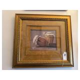 2 framed prints 21" x 20"