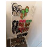 Over the door shoe rack