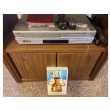 JVC VHS and DVD PLAYER WITH ICE AGE vhs tape