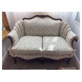 Victorian style loveseat