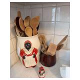 Aunt Jamima jar, match holder, crock pitcher