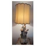Pair of figural lamps 44" t