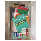 Tub of gift bags