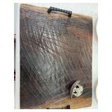 Cutting board and Coca Cola bottle opener