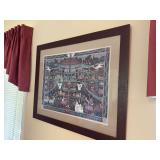 Signed and numbered Noah’s Ark watercolor