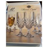 12 piece Shannon Crystal, new in box