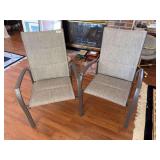 2 patio chairs