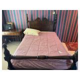 Full size Pine Bed complete