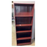 Adjustable shelf bookcase