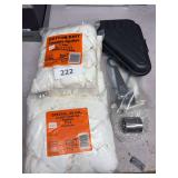 Cleaning patches, stainless cylinder, parts, pistol case
