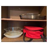 Pyrex and Fire King baking dishes