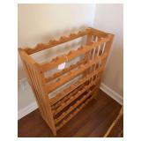 Wooden wine rack