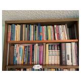 Top 2 shelves of books