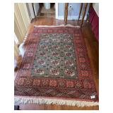 Area rug Persian hand woven 100% wool 69x45