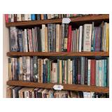 3rd and 4th shelves of books