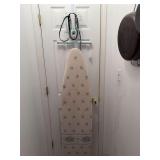 Ironing board and iron