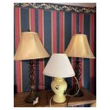 3 Table lamps