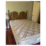 Queen headboard and frame
