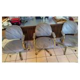 6 rolling chairs