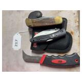 S& W lock blade , brass & wood lock blade