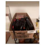 Miscellaneous flashlights and matches