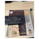 Golfball Monogram Kit, Photo Album, Pat the bunny