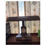 vintage litemaster desk lamp clock, “MASSACHUSETTS INSTITUTE OF TECHNOLOGY”