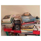 Large lot of hardback books