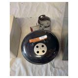 Weber table top charcoal grill, charcoal starter