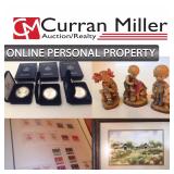 ANRI Figurine, Stamp & Coin Collections, Household Items, & High Quality Furniture