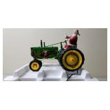 John Deere Light up Santa Tractor, NIB