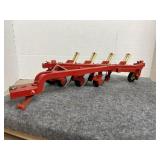 International Red 4 Bottom Plow