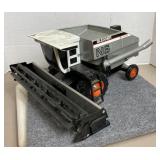 Allis Chalmers Gleaner Combine With Bean Head