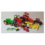 Assorted Tractors, Toys, and More