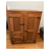 Antique Ice Box-45" T x 36" W