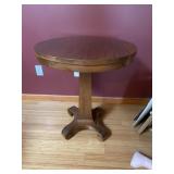 Mission Style (?) Round Table-30" T