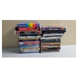 Assorted DVDs and VHS Tapes