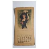 Vintage Advertising Calendar Piece