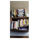 2 Boxes of VHS Tapes and More