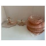 Pink depression? Glass plates