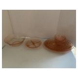 Pink depression? Glass dishes