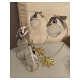 (4) Waterford Crystal ornaments