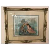 Large picture , ornate frame-3