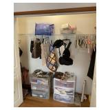 Contents of North closet