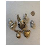 5 Pendents/Brooch