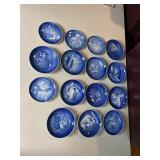 Copenhagen Porcelain Decorated plates & Bowls