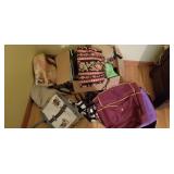 Assorted Handbags, Purses, and More