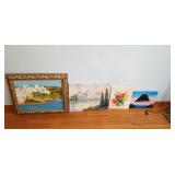 16 Mixed Signed and Unsigned Paintings