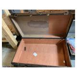 Vintage Cedar lined Wood Trunk