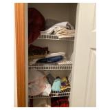 Contents of linen closet